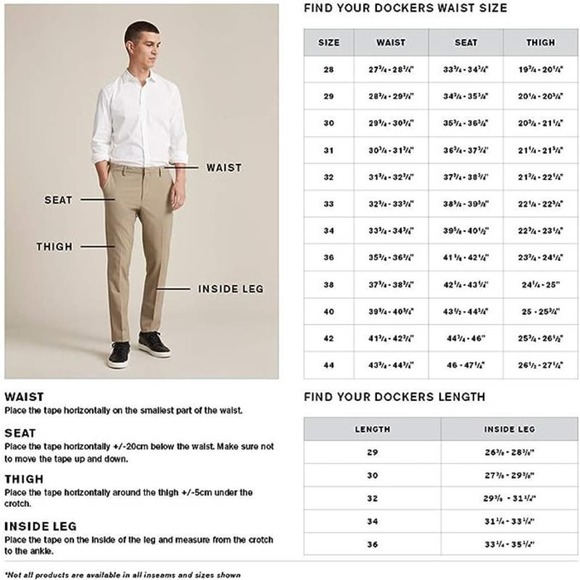 Dockers Men's Relaxed Fit Signature Khaki Lux Cotton Stretch Dress Pants 36 x 34 - Picture 3 of 3